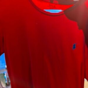 Men's Polo Tee Red L